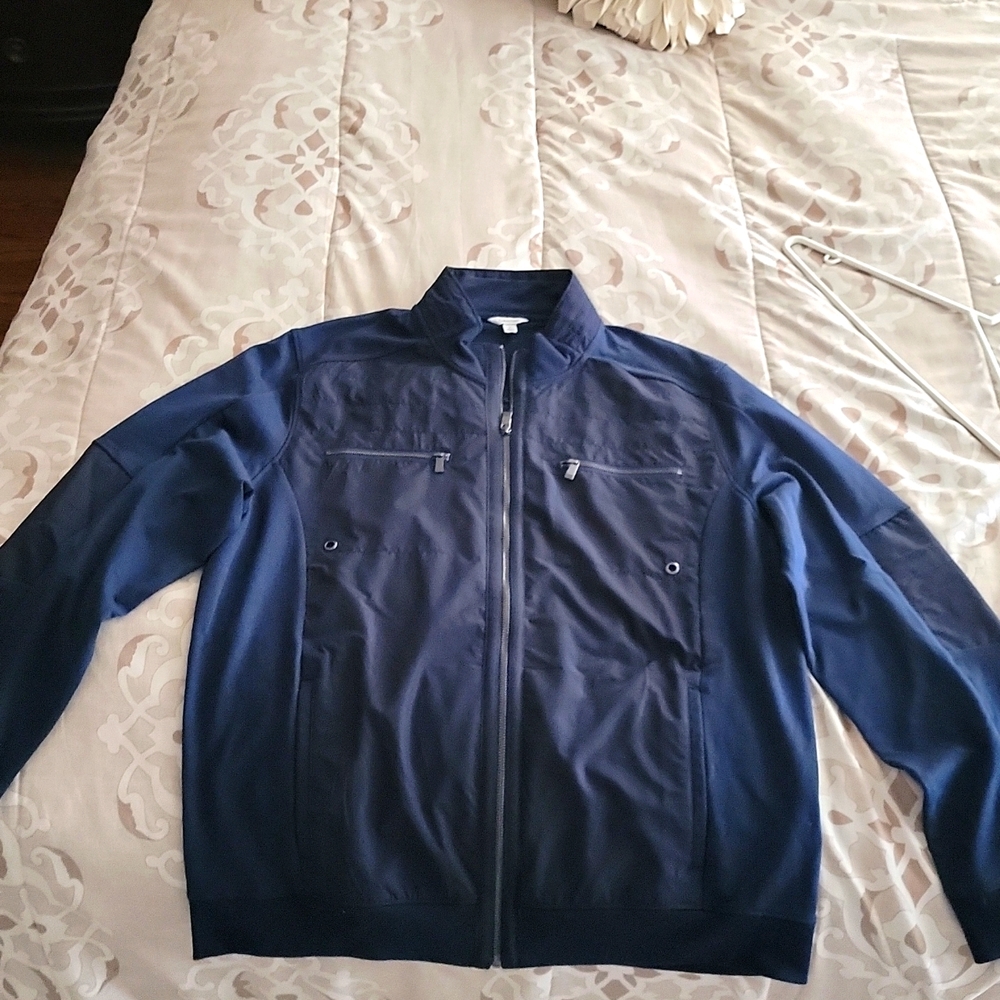 Blue Calvin Klein jacket